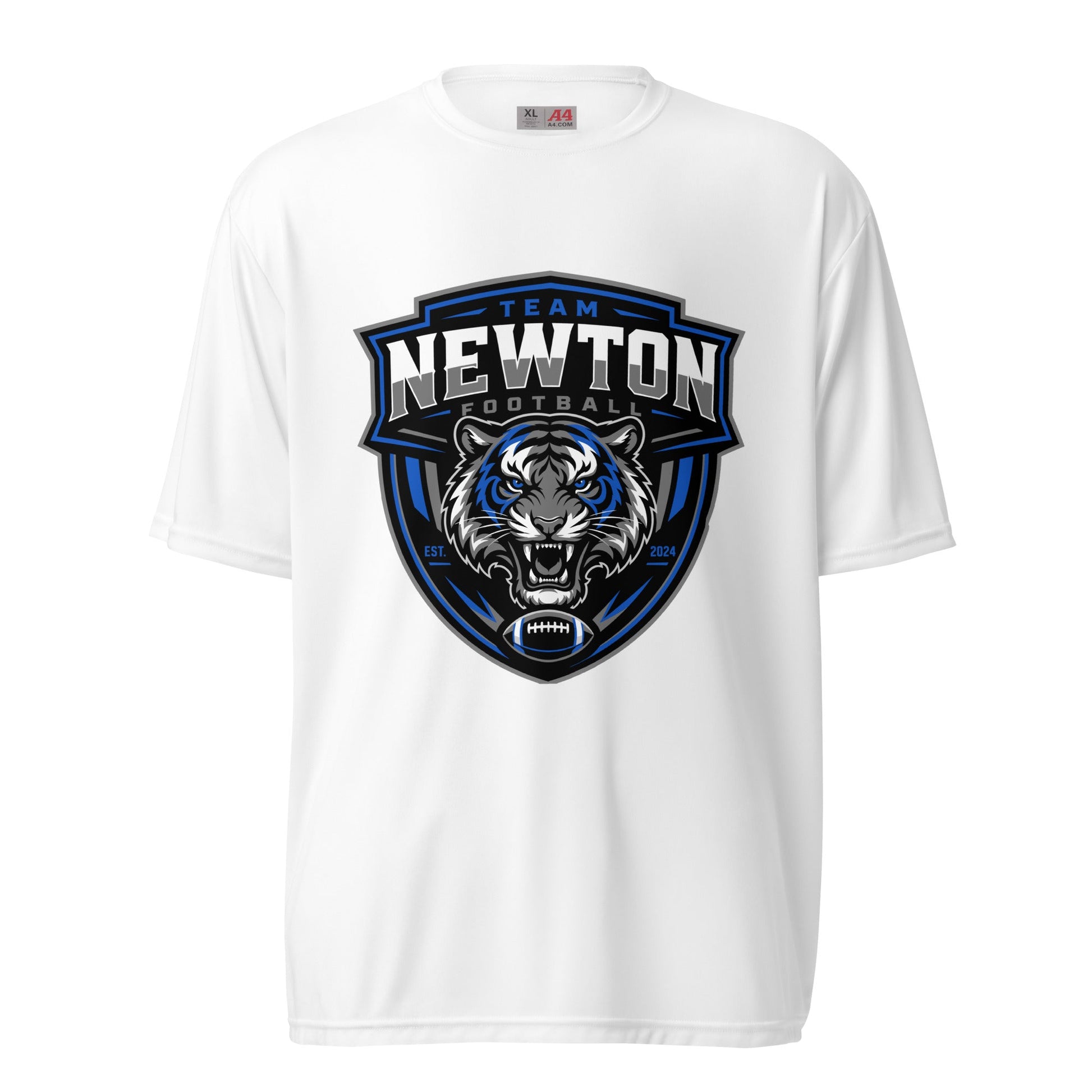 Active | Moisture Wicking Shirt | Newton Youth football league | Shield Logo