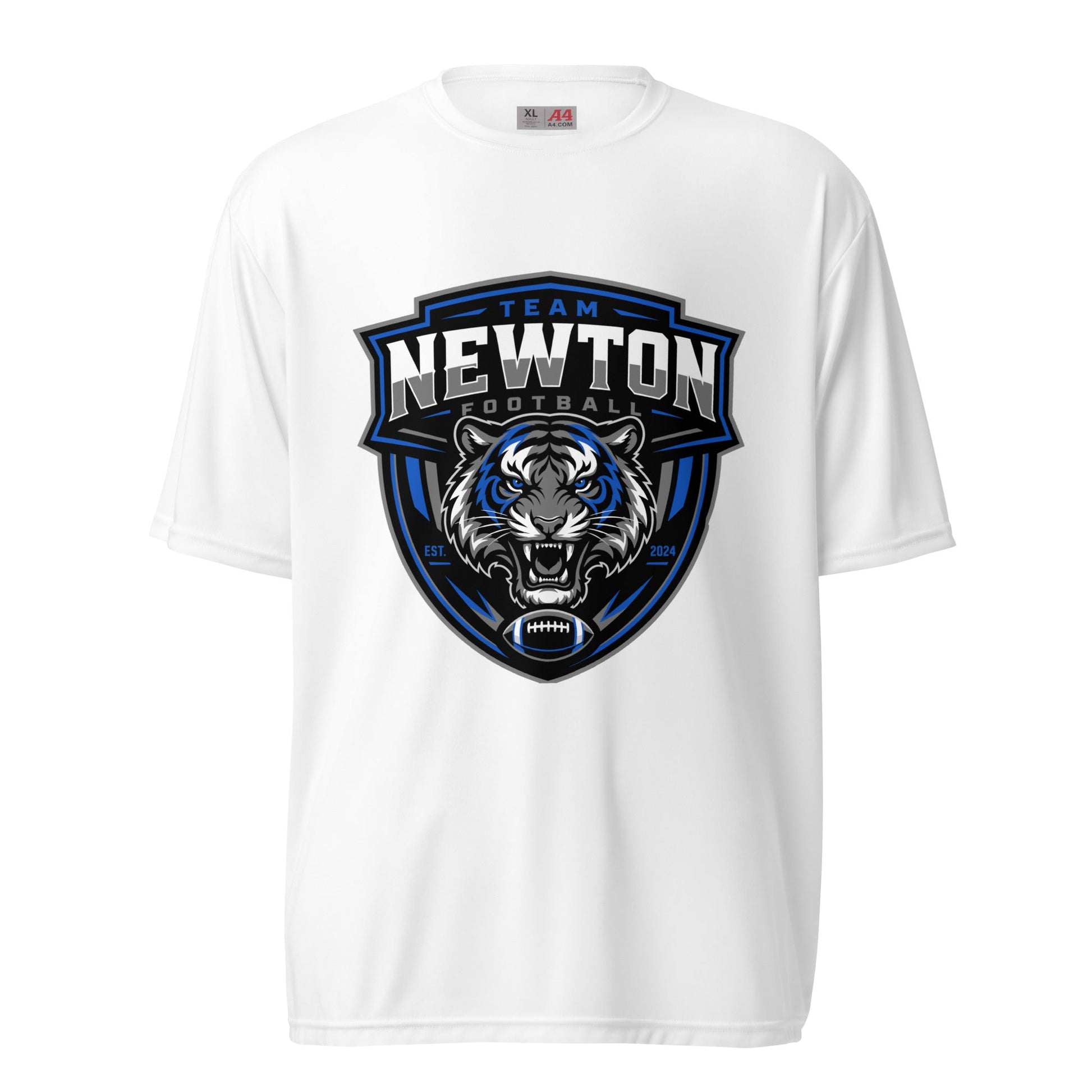 Active | Moisture Wicking Shirt | Newton Youth football league | Shield Logo