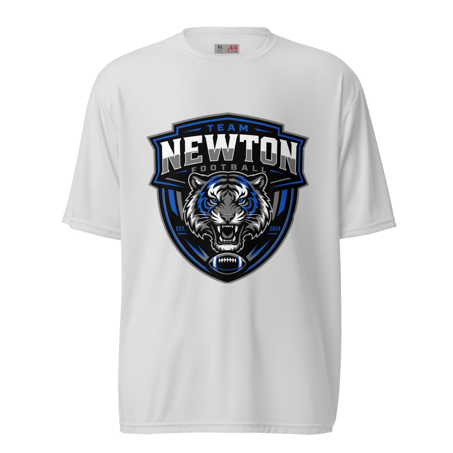 Active | Moisture Wicking Shirt | Newton Youth football league | Shield Logo