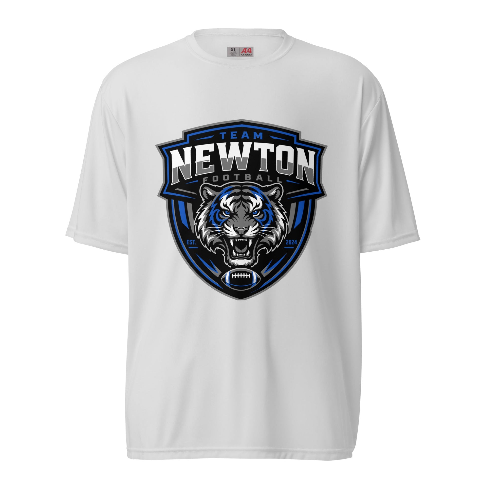 Active | Moisture Wicking Shirt | Newton Youth football league | Shield Logo