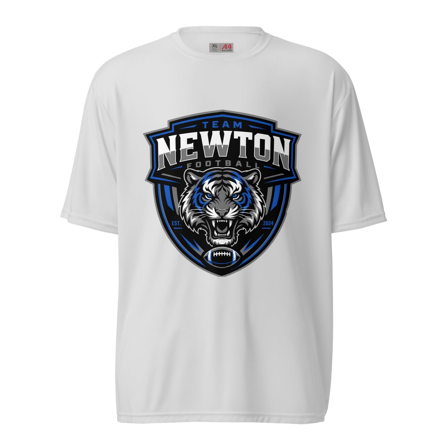 Active | Moisture Wicking Shirt | Newton Youth football league | Shield Logo