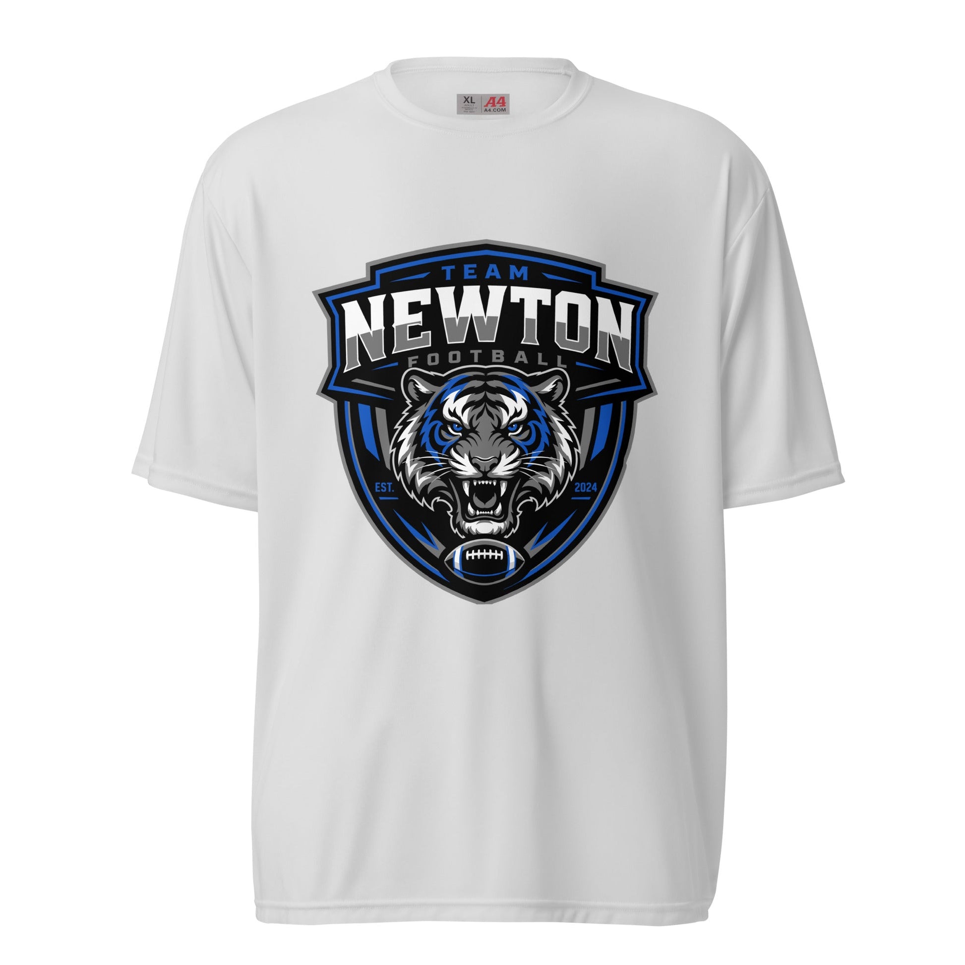 Active | Moisture Wicking Shirt | Newton Youth football league | Shield Logo