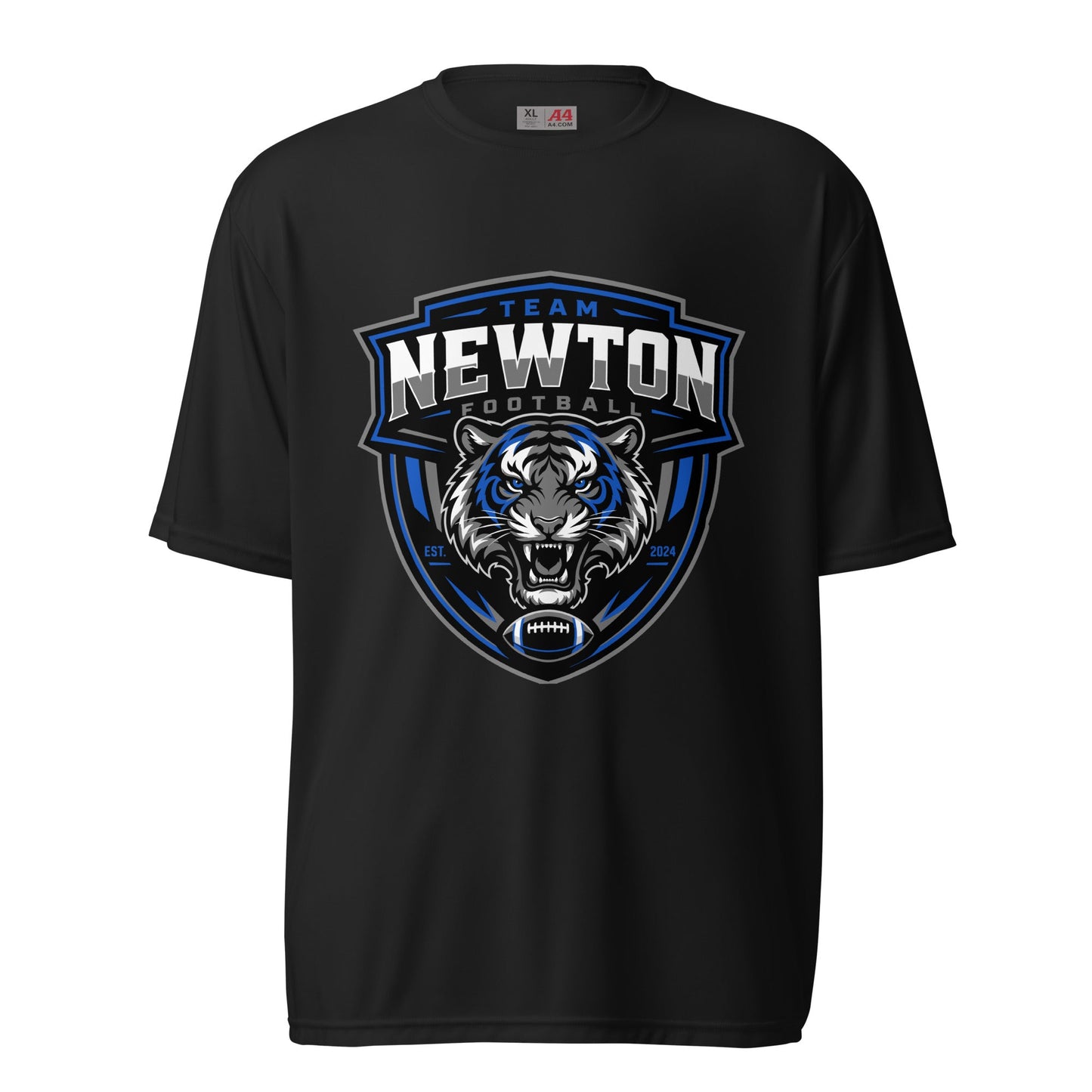 Active | Moisture Wicking Shirt | Newton Youth football league | Shield Logo