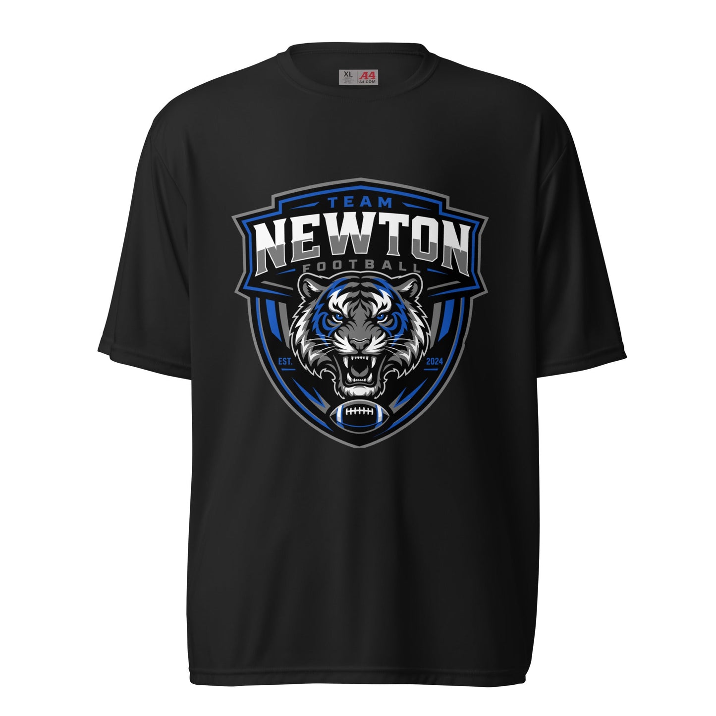 Active | Moisture Wicking Shirt | Newton Youth football league | Shield Logo