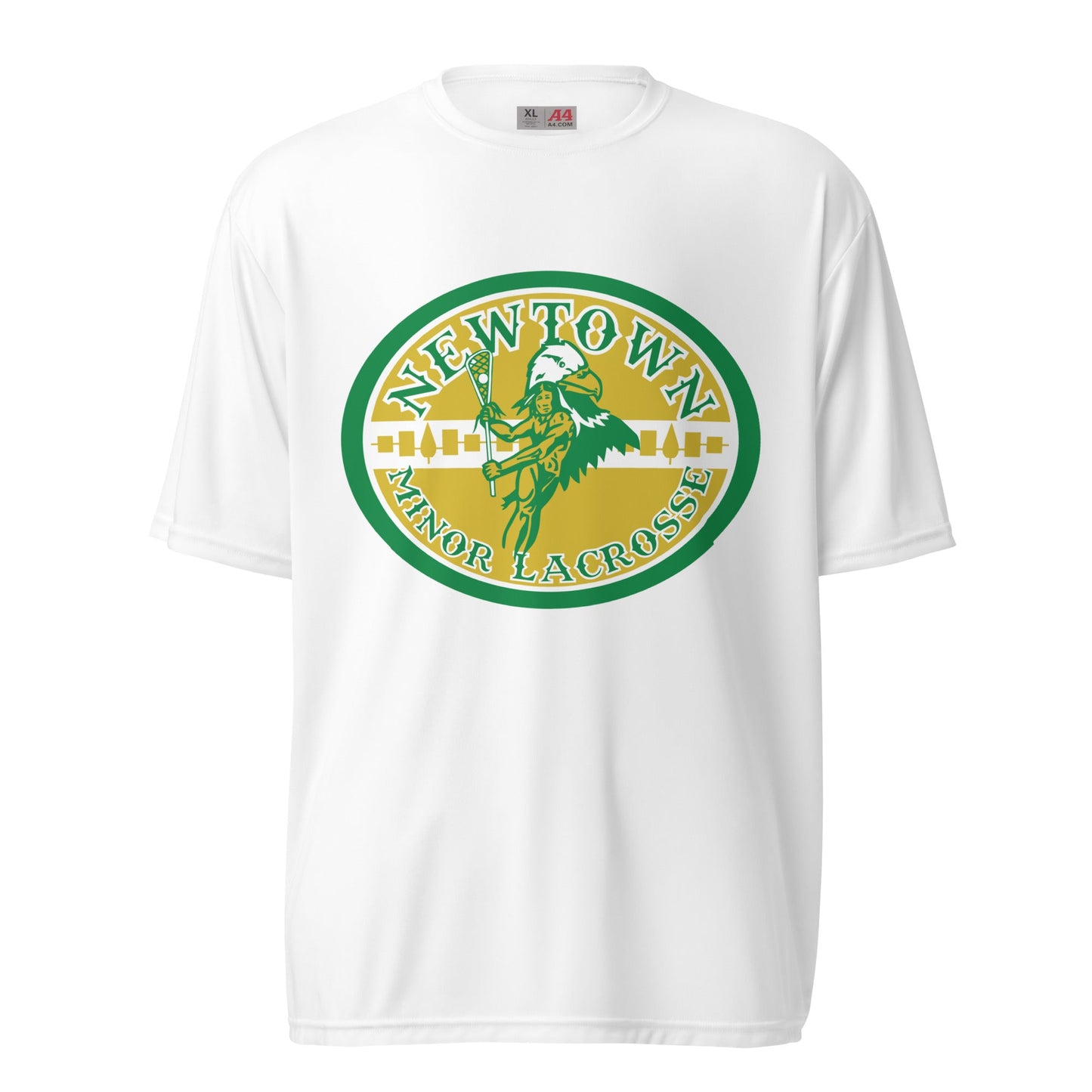 Active | Moisture Wicking Shirt | Newtown Minor Lacrosse | Emblem Logo