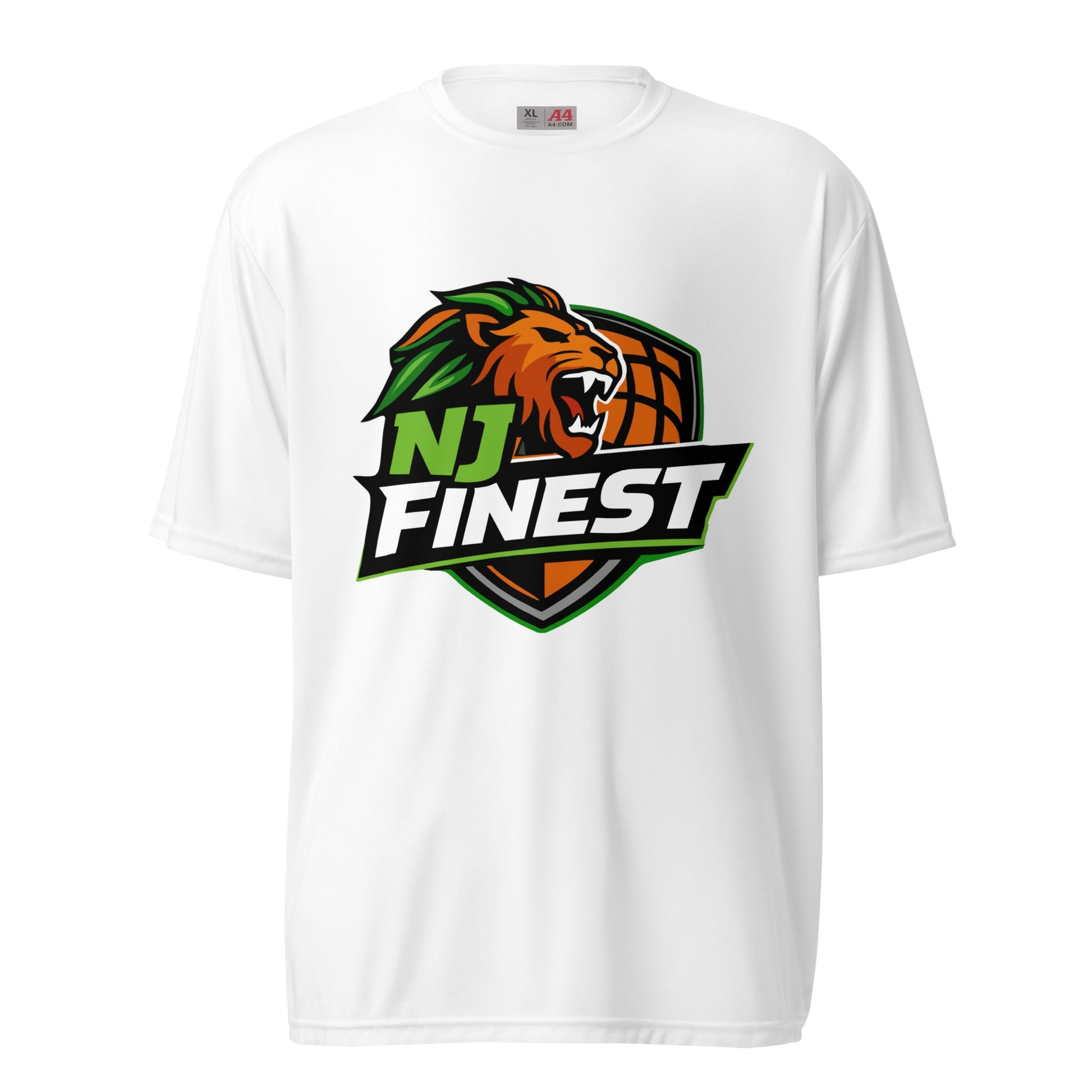 Active | Moisture Wicking Shirt | NJ Finest AAU Elite | Emblem Logo