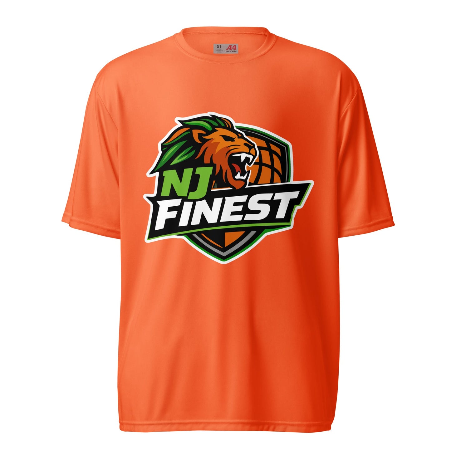 Active | Moisture Wicking Shirt | NJ Finest AAU Elite | Emblem Logo