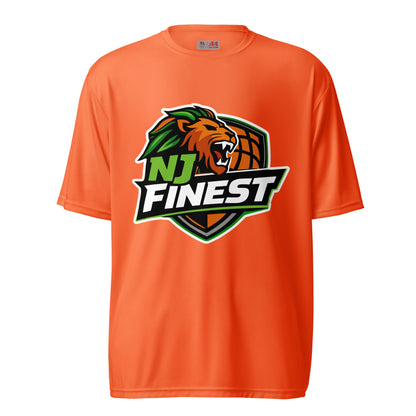 Active | Moisture Wicking Shirt | NJ Finest AAU Elite | Emblem Logo