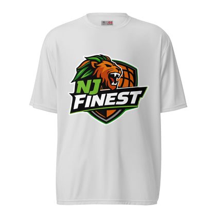 Active | Moisture Wicking Shirt | NJ Finest AAU Elite | Emblem Logo