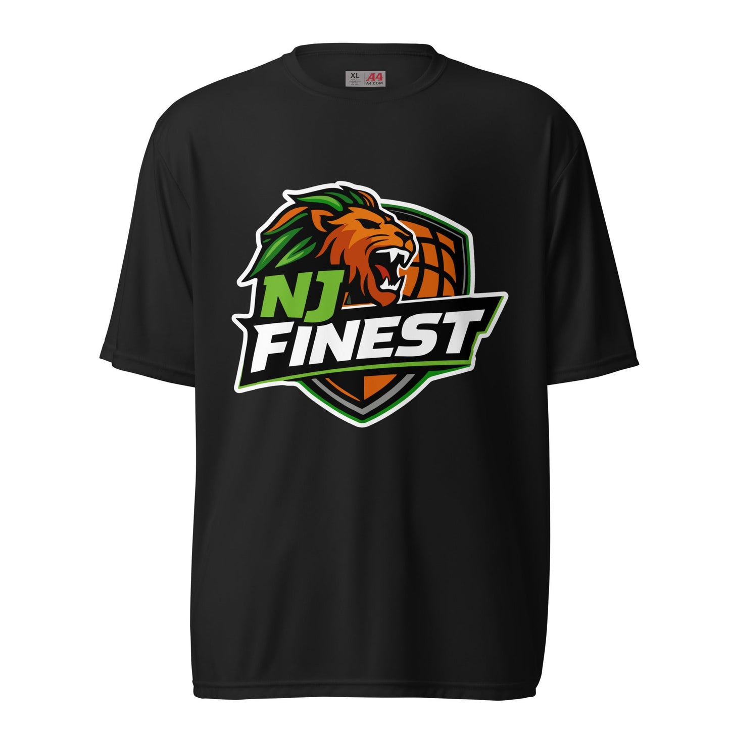 Active | Moisture Wicking Shirt | NJ Finest AAU Elite | Emblem Logo