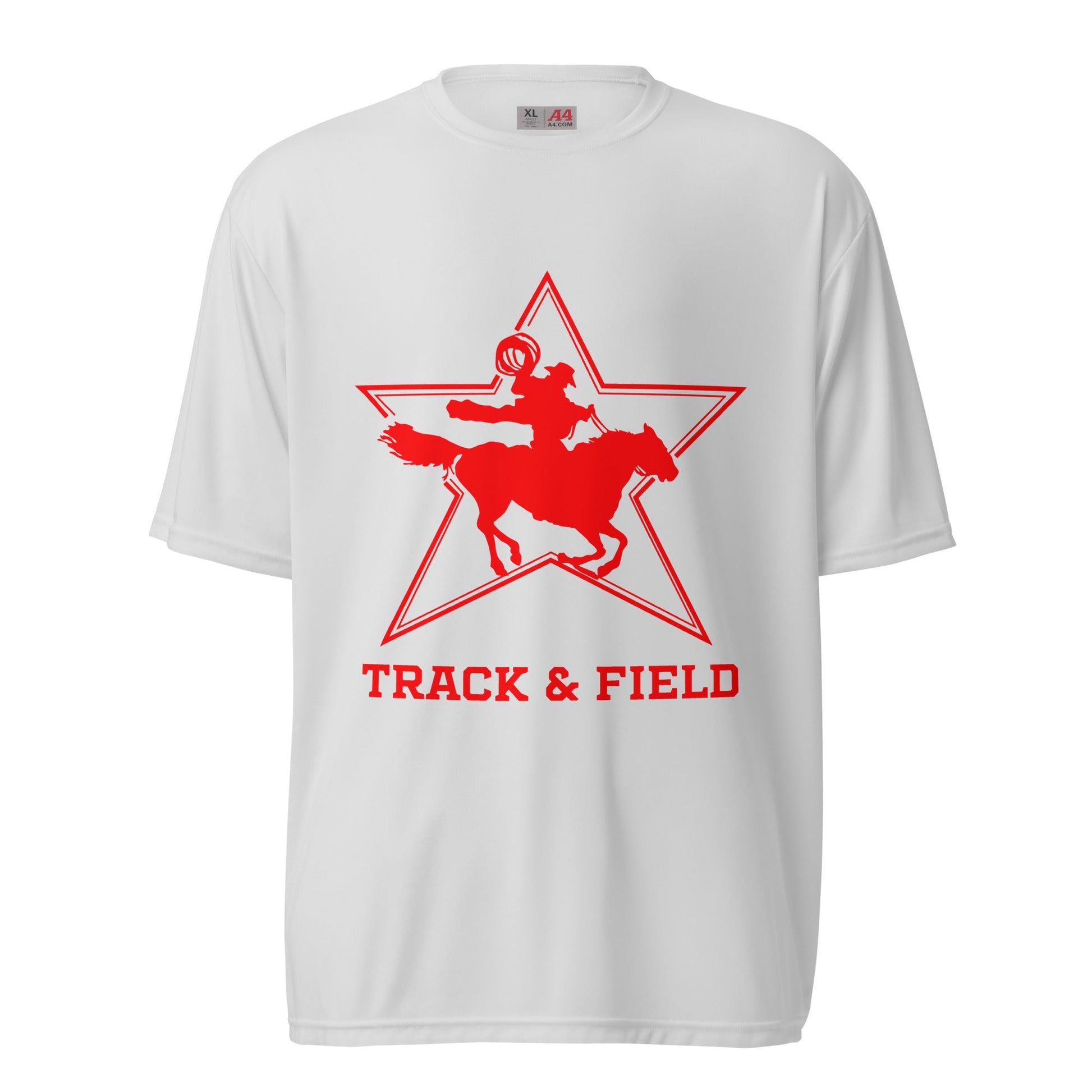 Active | Moisture Wicking Shirt | North Lake Track and Field | Cowboy T&F Logo