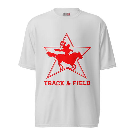 Active | Moisture Wicking Shirt | North Lake Track and Field | Cowboy T&F Logo