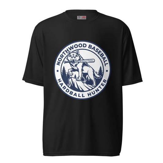 Active | Moisture Wicking Shirt | Northwood High School Baseball | Badge Logo