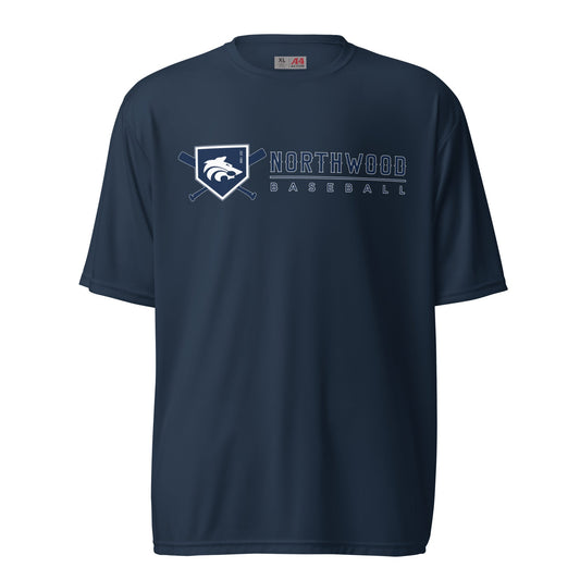 Active | Moisture Wicking Shirt | Northwood High School Baseball | Valor Logo