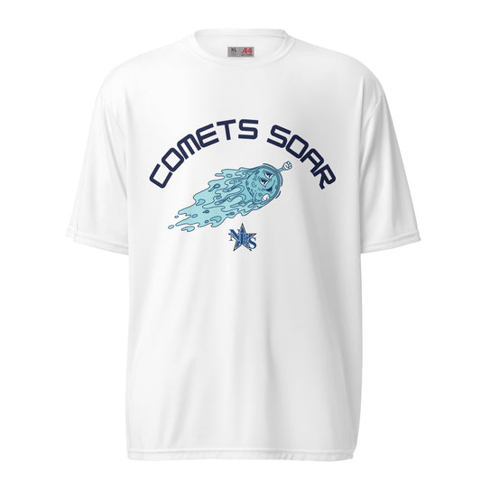 Active | Moisture Wicking Shirt | Norton Elementary School | Comets Soar Logo