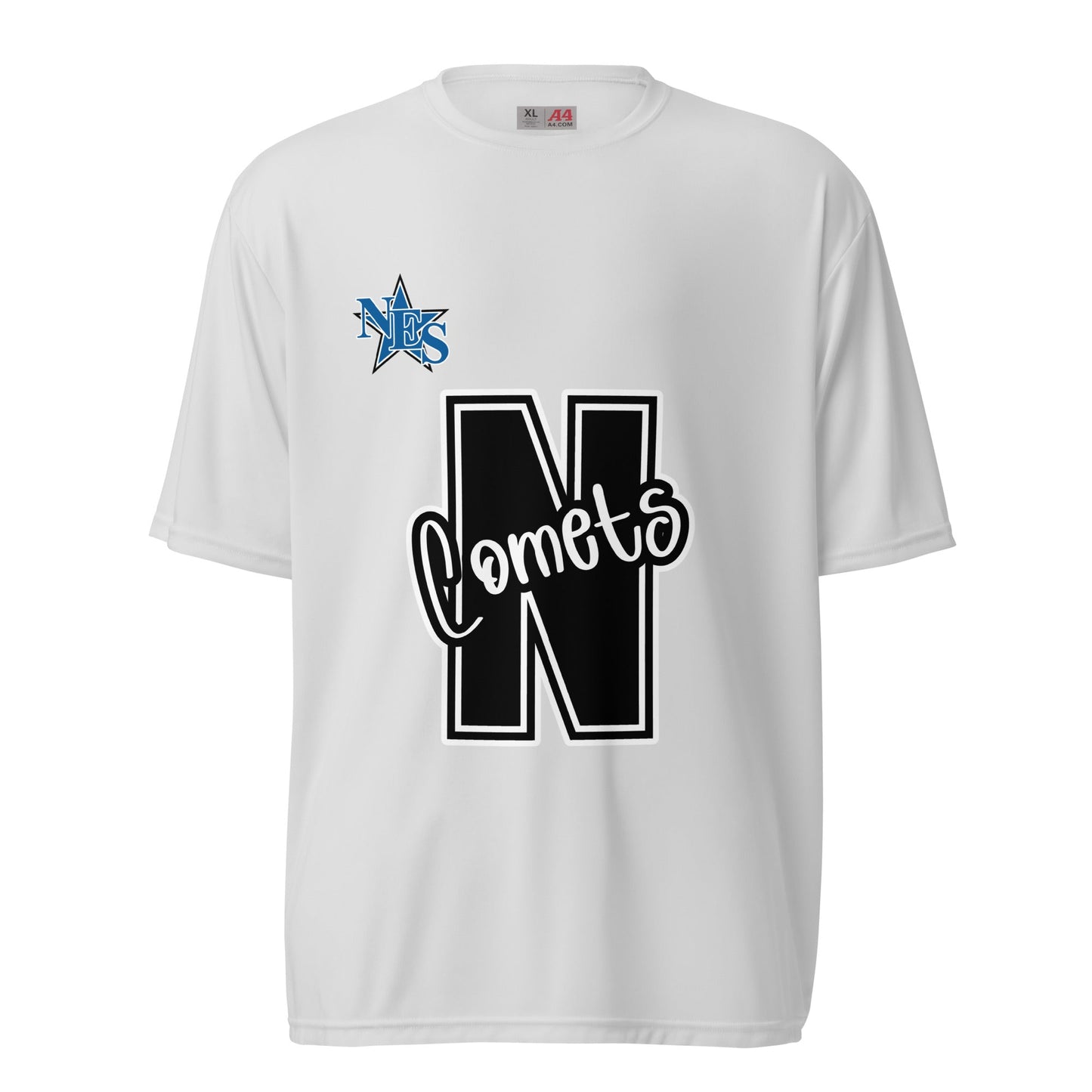 Active | Moisture Wicking Shirt | Norton Elementary School | N Comets Logo