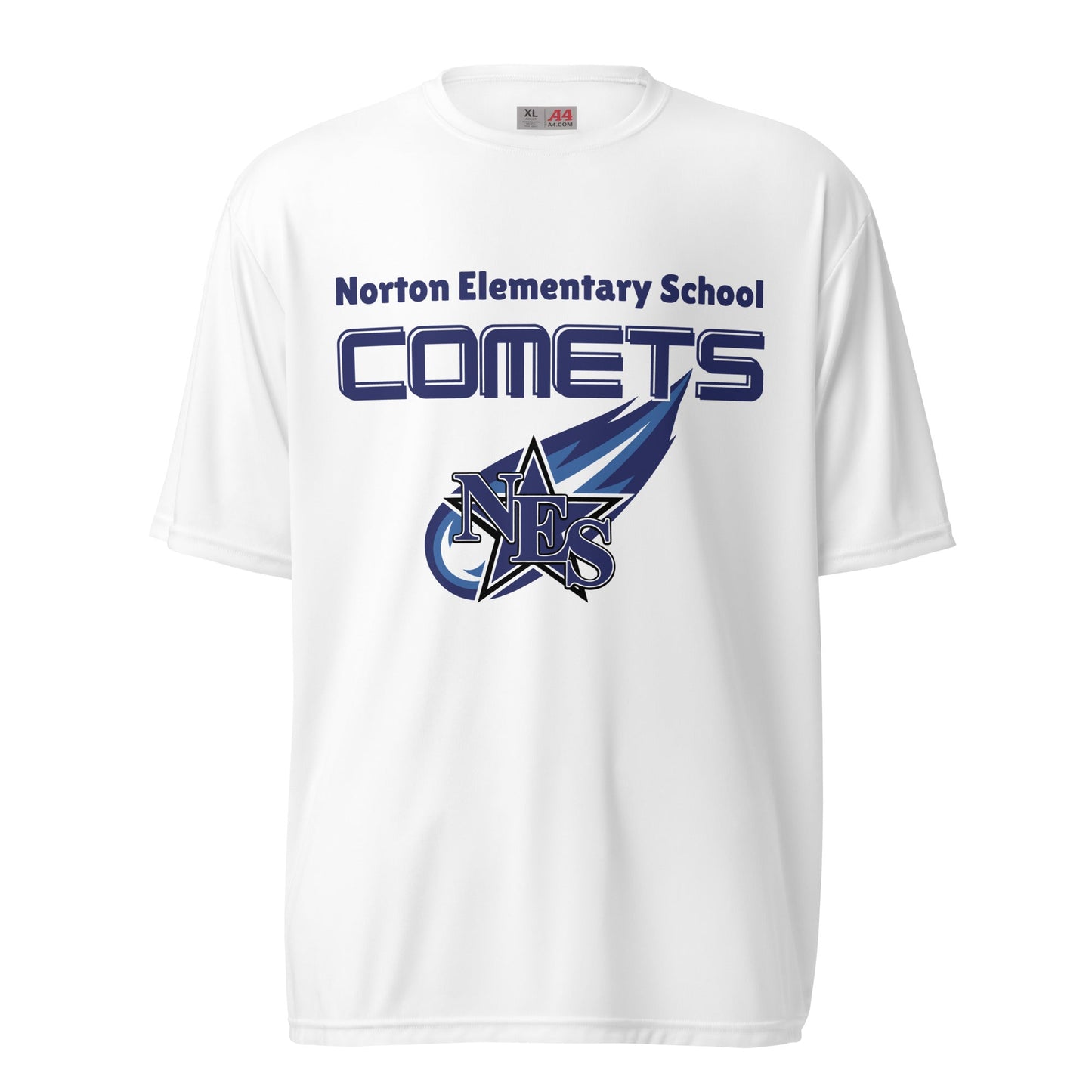 Active | Moisture Wicking Shirt | Norton Elementary School | Space Script Logo