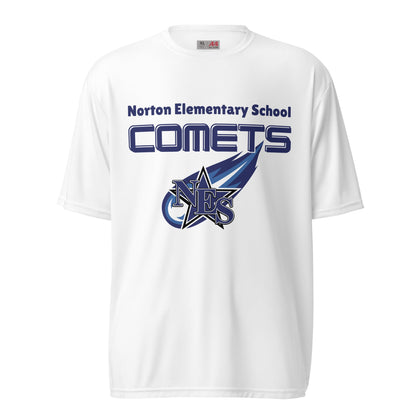 Active | Moisture Wicking Shirt | Norton Elementary School | Space Script Logo