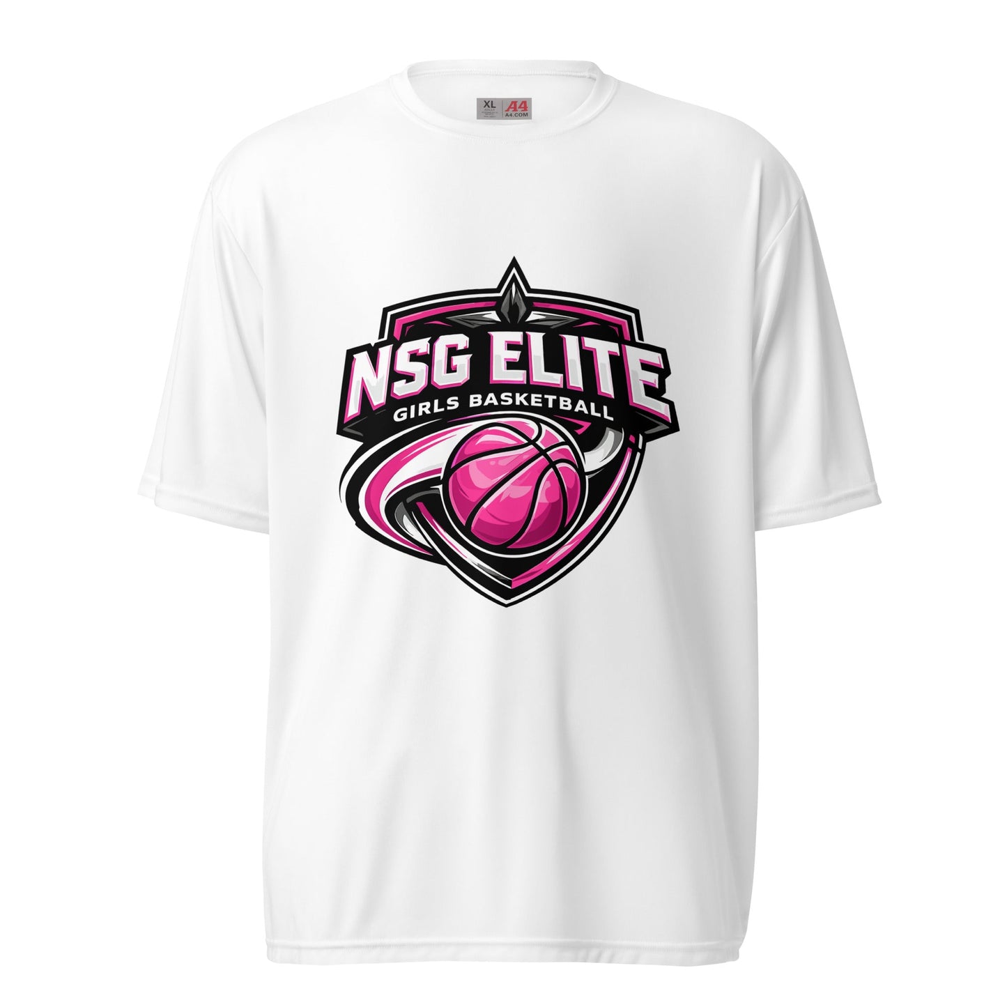 Active | Moisture Wicking Shirt | NSG Elite Women’s Basketball | Vanguard Shield Logo