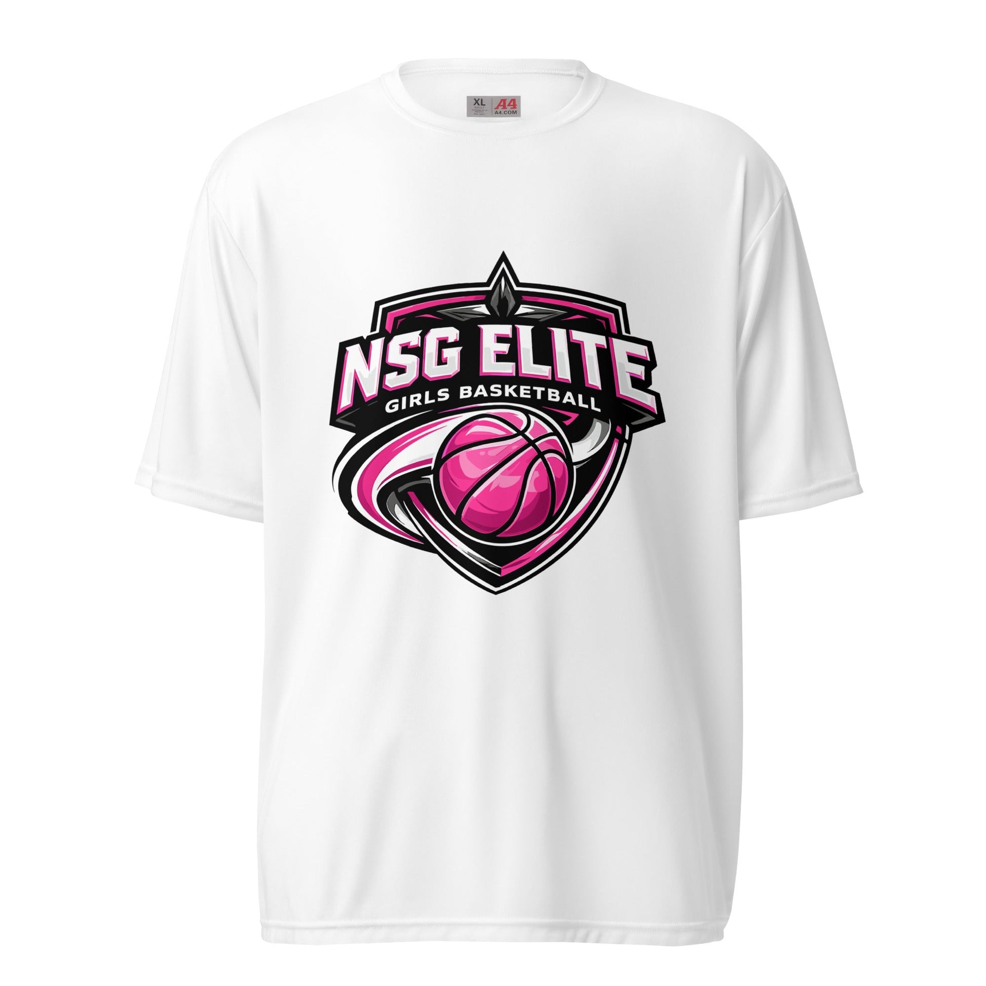 Active | Moisture Wicking Shirt | NSG Elite Women’s Basketball | Vanguard Shield Logo