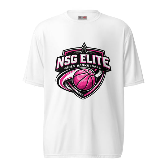Active | Moisture Wicking Shirt | NSG Elite Women’s Basketball | Vanguard Shield Logo