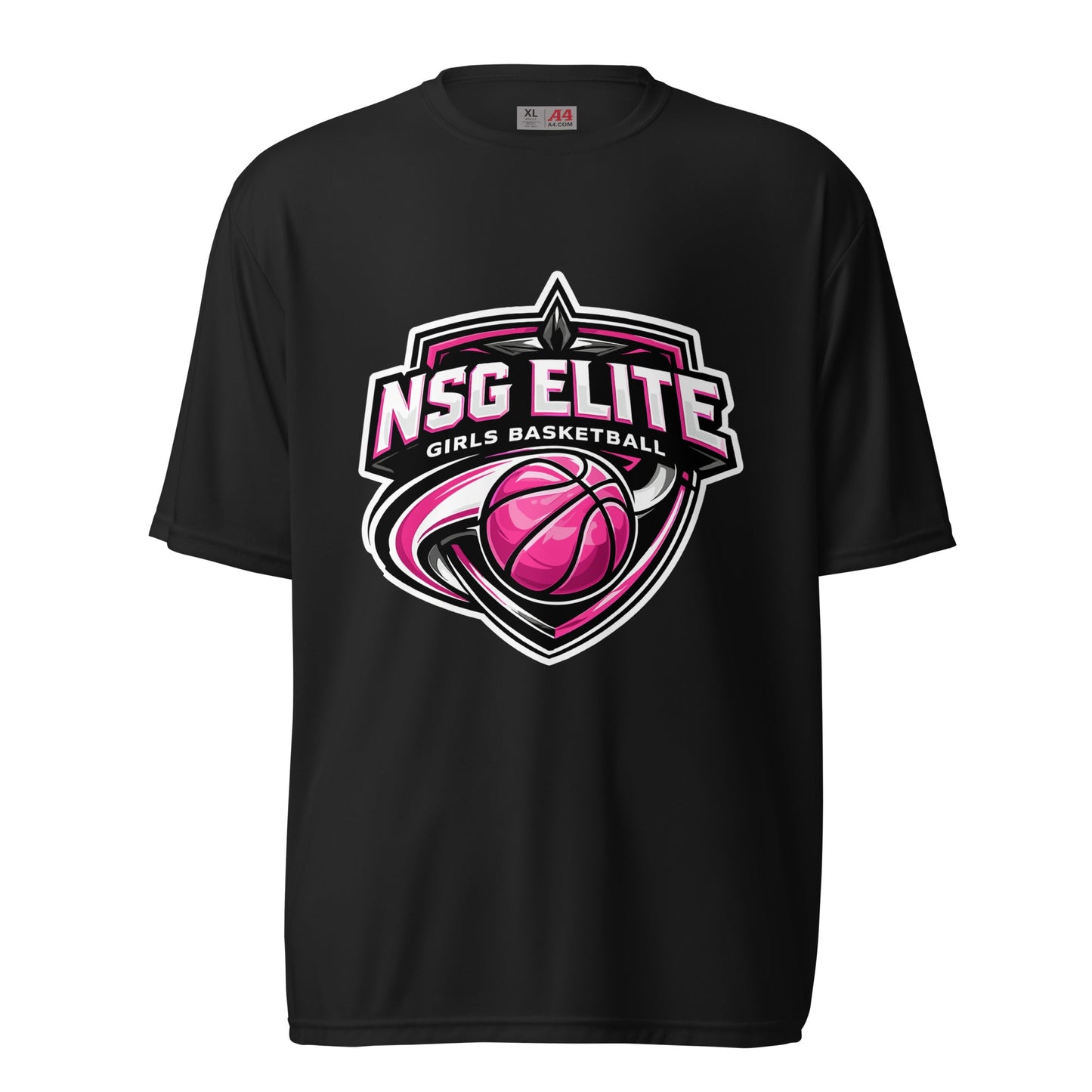 Active | Moisture Wicking Shirt | NSG Elite Women’s Basketball | Vanguard Shield Logo