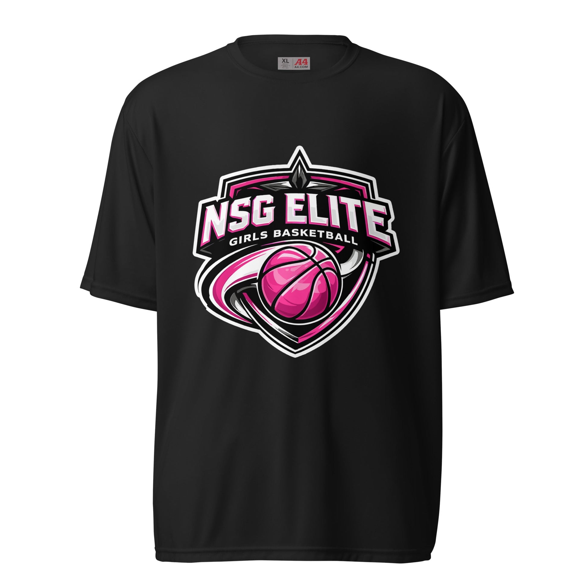 Active | Moisture Wicking Shirt | NSG Elite Women’s Basketball | Vanguard Shield Logo