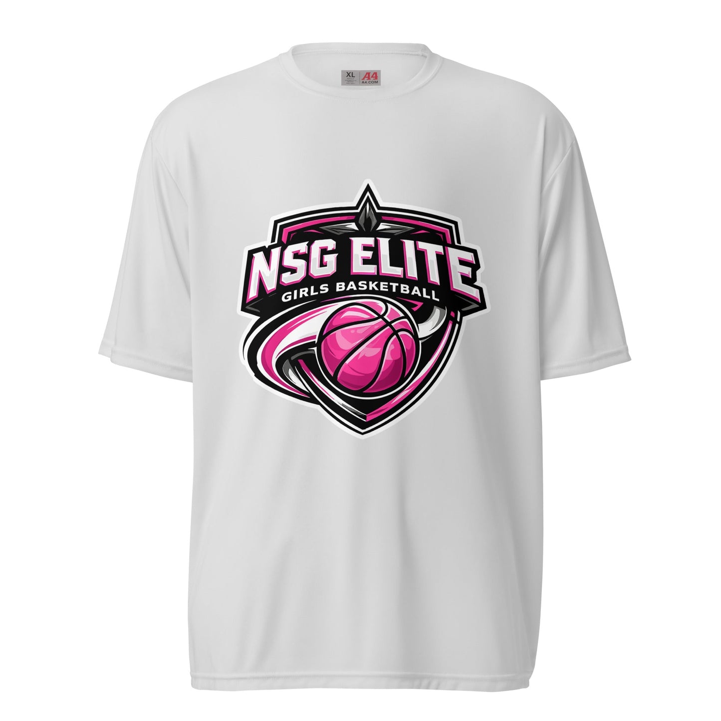 Active | Moisture Wicking Shirt | NSG Elite Women’s Basketball | Vanguard Shield Logo