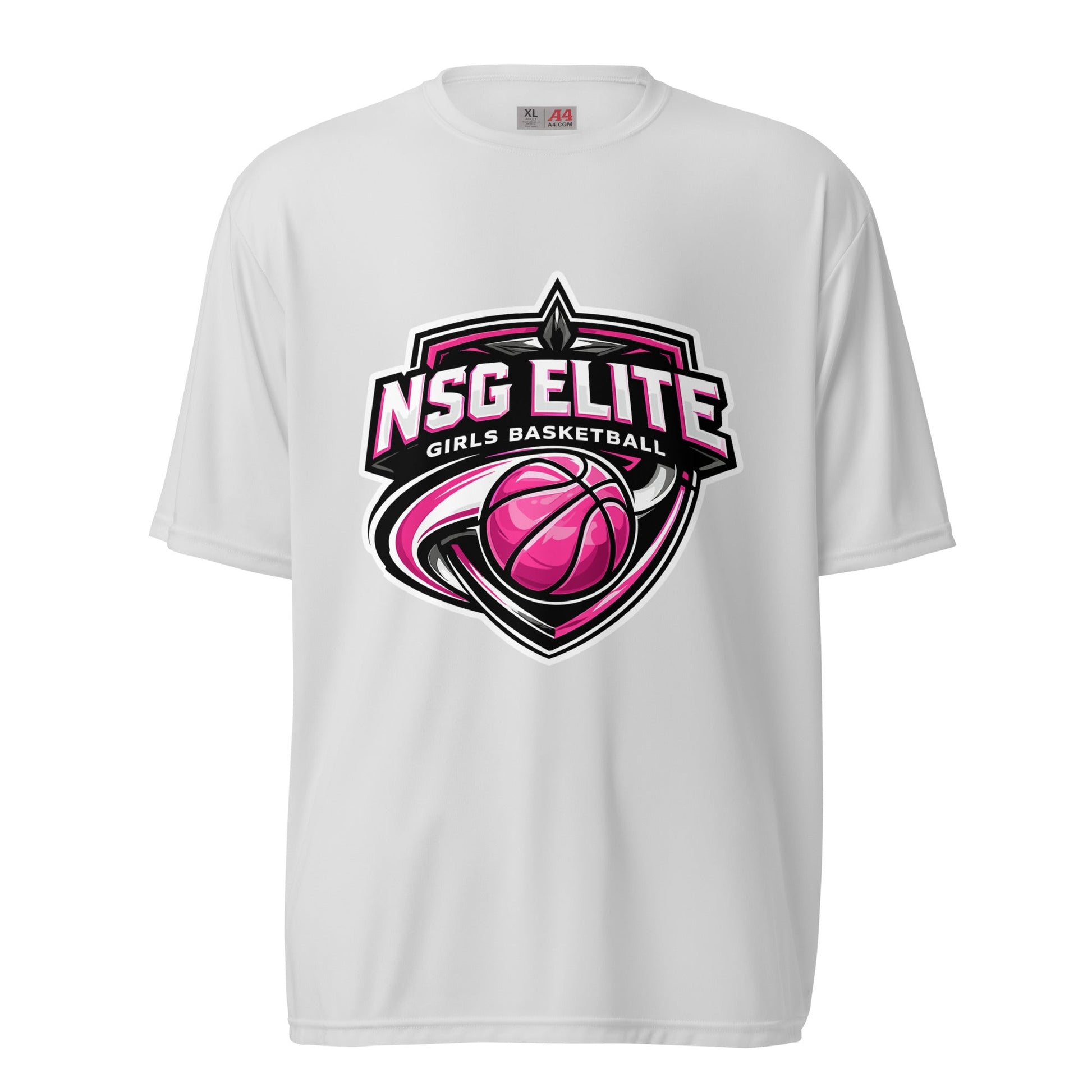 Active | Moisture Wicking Shirt | NSG Elite Women’s Basketball | Vanguard Shield Logo