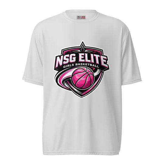 Active | Moisture Wicking Shirt | NSG Elite Women’s Basketball | Vanguard Shield Logo