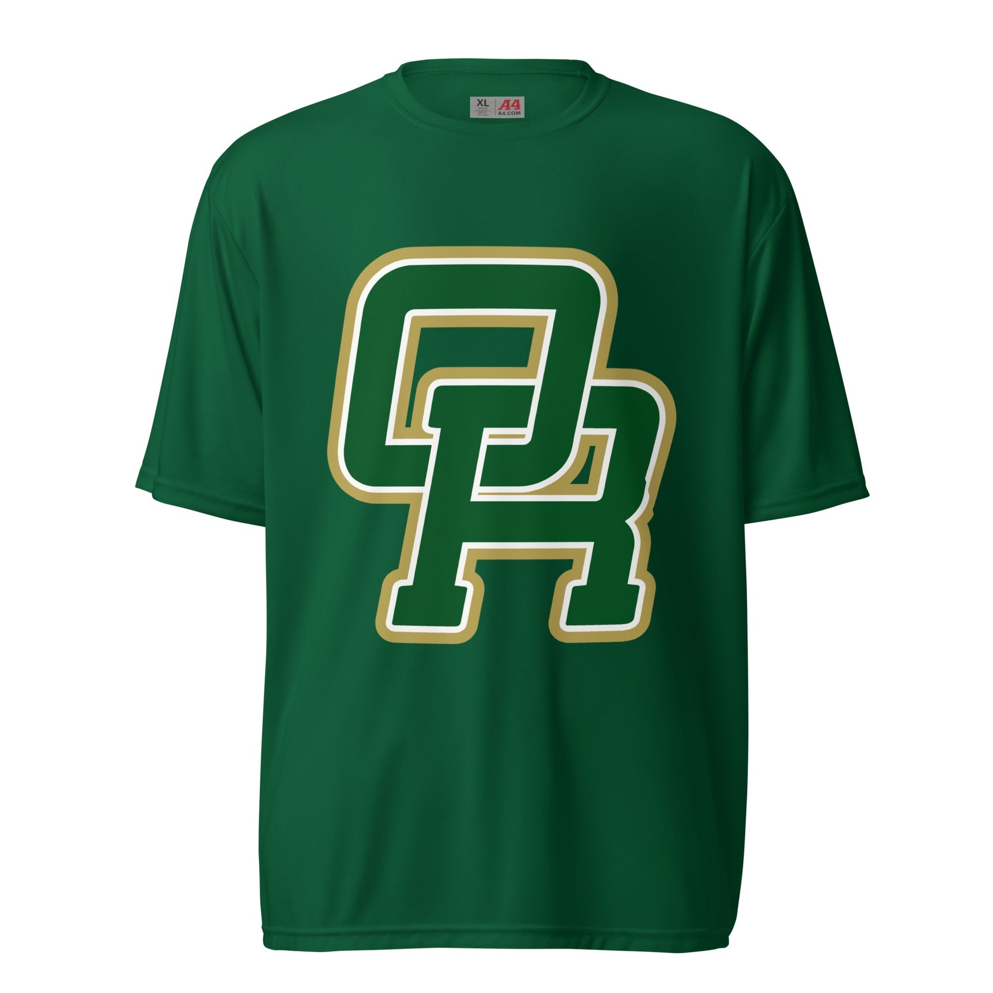 Active | Moisture Wicking Shirt | Oakridge Flag Football | Varsity Interlock Logo