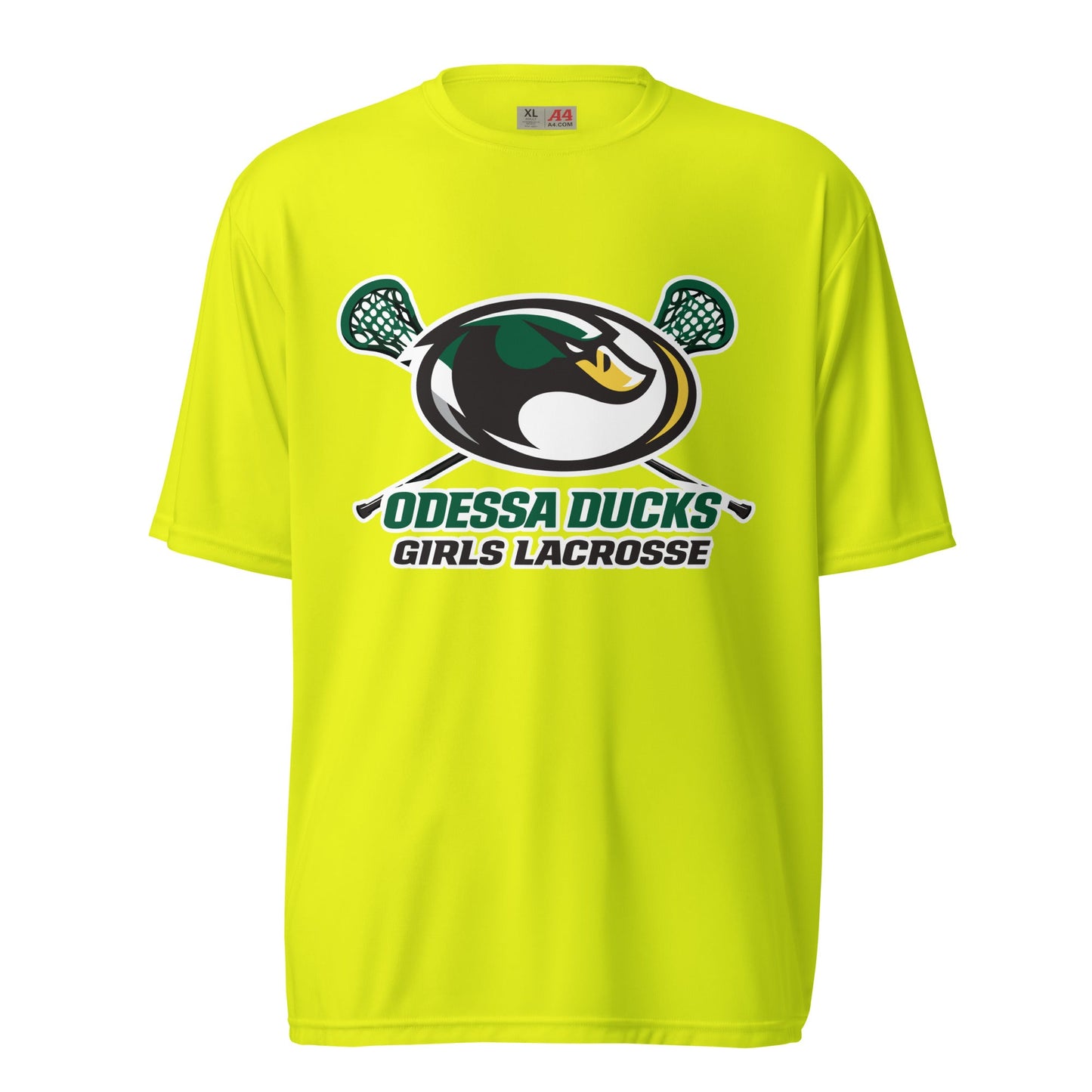 Active | Moisture Wicking Shirt | Odessa Girls Lacrosse | Duck Sticks Logo