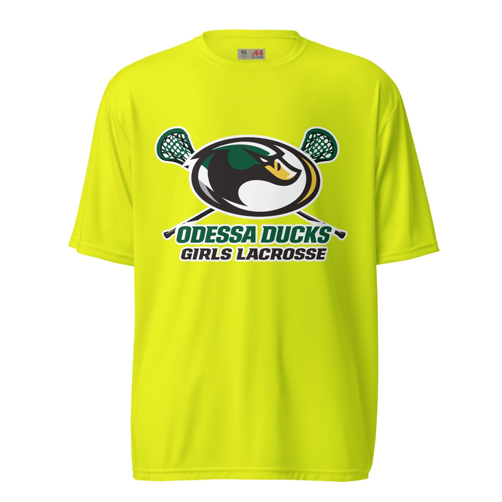 Active | Moisture Wicking Shirt | Odessa Girls Lacrosse | Duck Sticks Logo