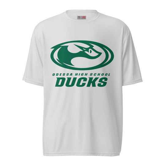 Active | Moisture Wicking Shirt | Odessa Girls Lacrosse | Ducks Green Logo