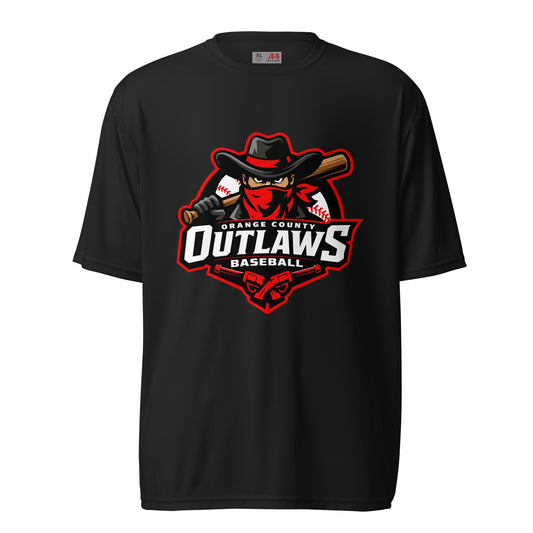 Active | Moisture Wicking Shirt | Orange County Outlaws | Emblem Logo