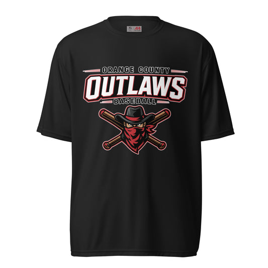 Active | Moisture Wicking Shirt | Orange County Outlaws | Vanguard Logo