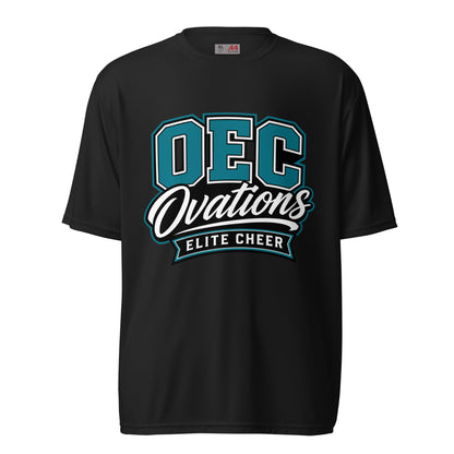 Active | Moisture Wicking Shirt | Ovations Elite Cheer | Crest Logo