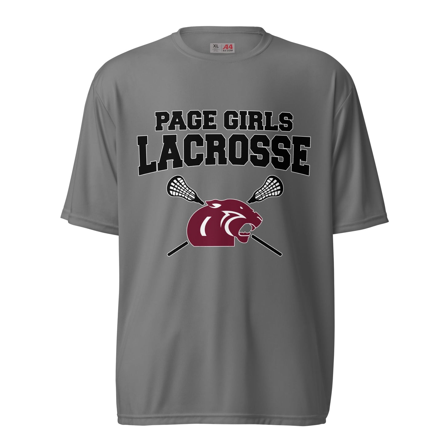 Active | Moisture Wicking Shirt | Page Middle Girls Lacrosse