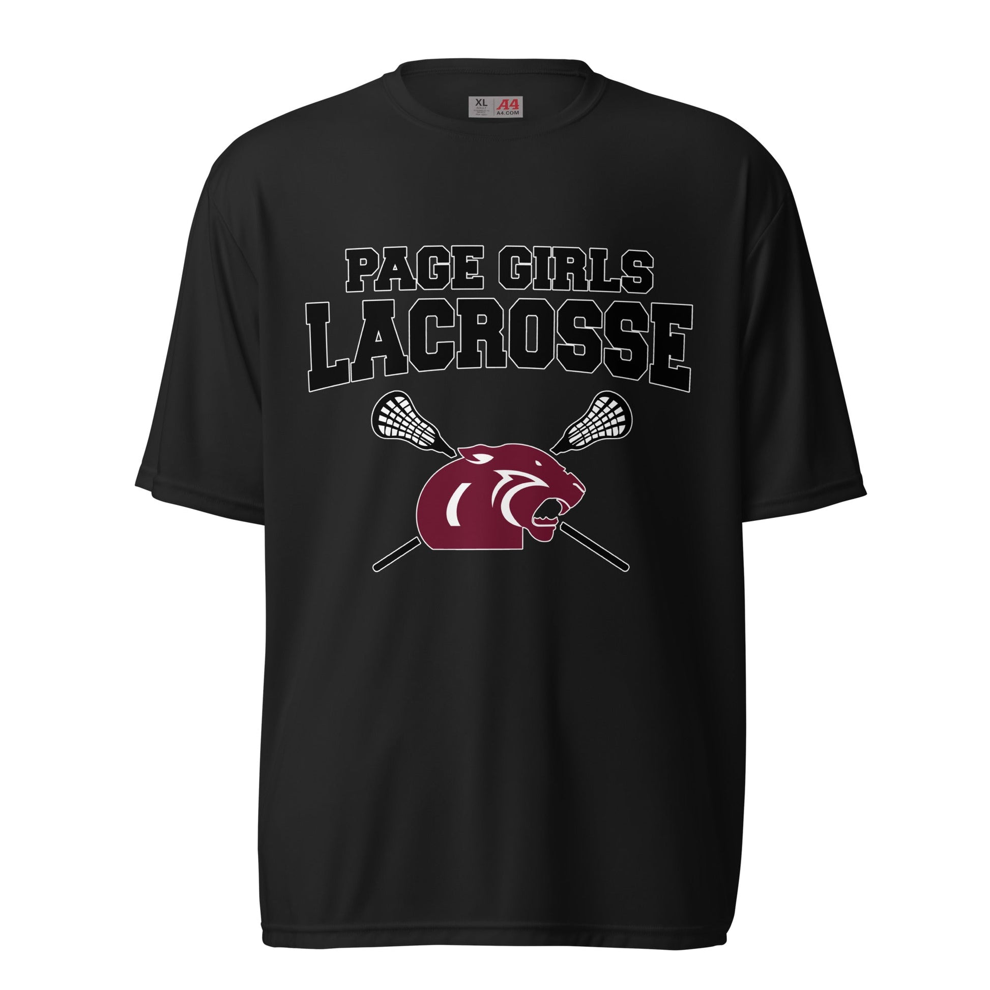 Active | Moisture Wicking Shirt | Page Middle Girls Lacrosse