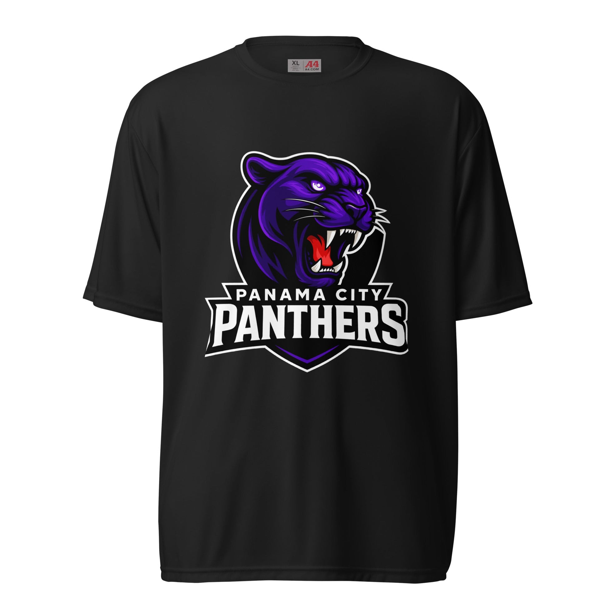 Active | Moisture Wicking Shirt | Panama City Panthers | Mascot Logo