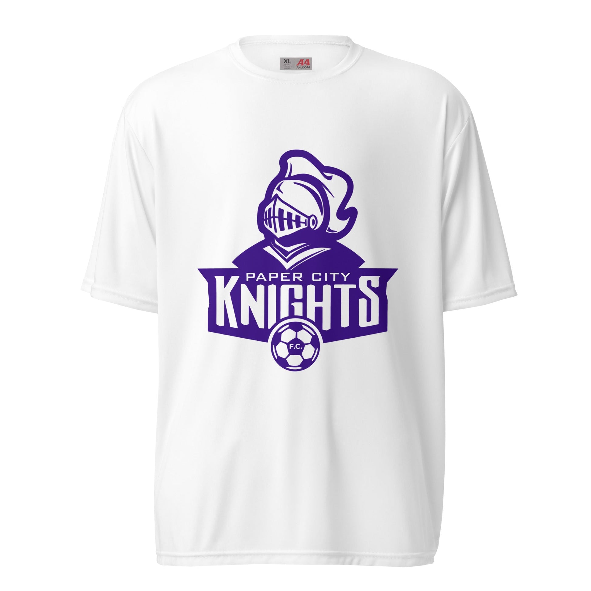Active | Moisture Wicking Shirt | Paper City Futbol Club | Emblem Logo