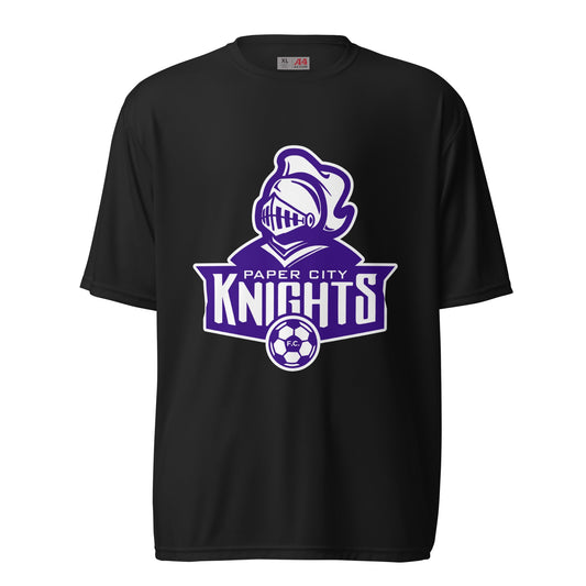Active | Moisture Wicking Shirt | Paper City Futbol Club | Emblem Logo