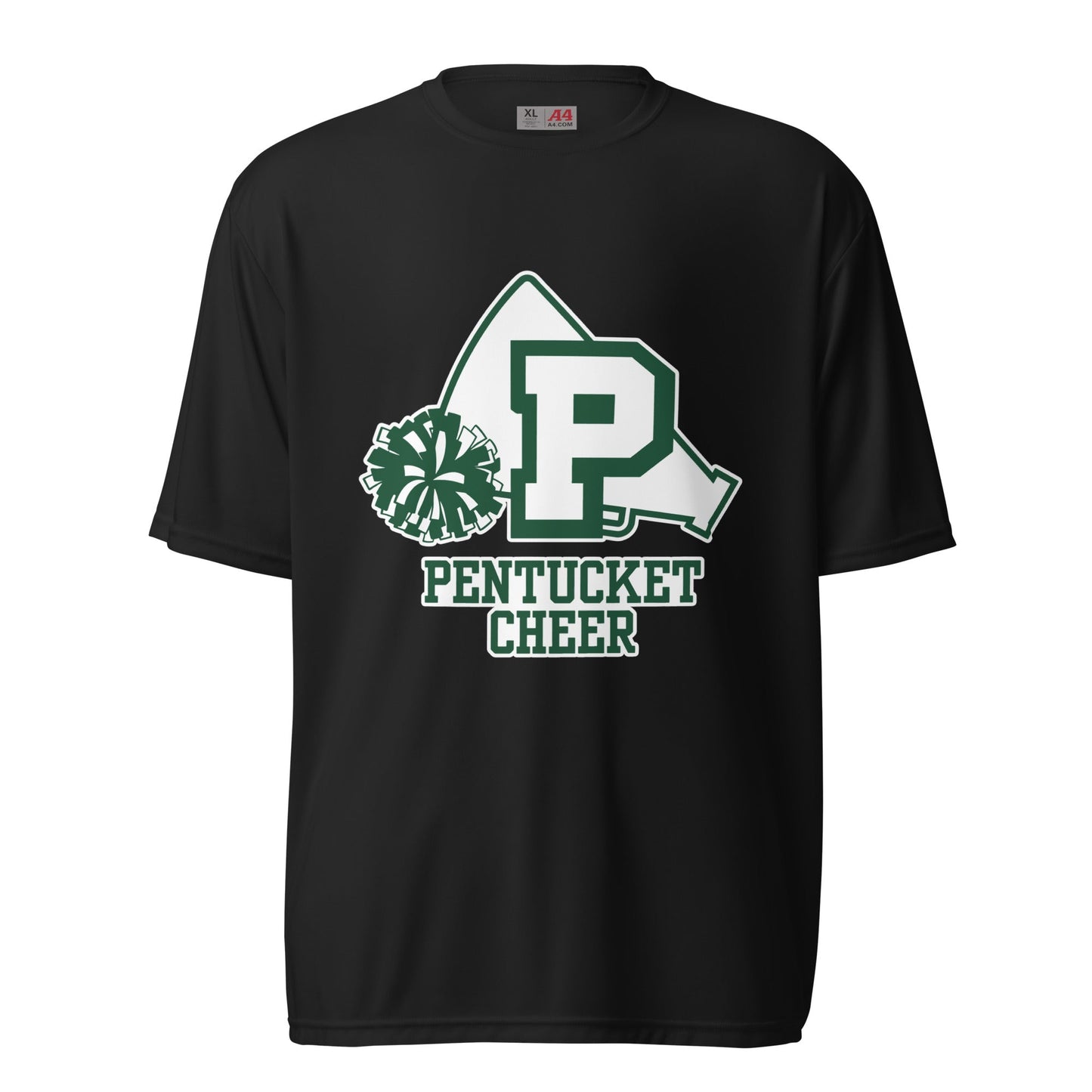 Active | Moisture Wicking Shirt | Pentucket Youth Football and Cheer | Sideline Vanguard Logo