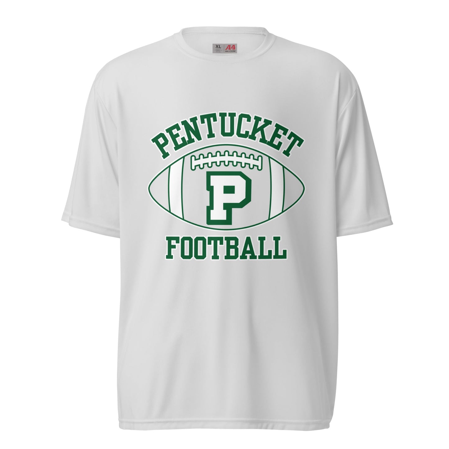 Active | Moisture Wicking Shirt | Pentucket Youth Football and Cheer | Varsity Badge Logo