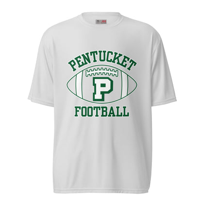 Active | Moisture Wicking Shirt | Pentucket Youth Football and Cheer | Varsity Badge Logo