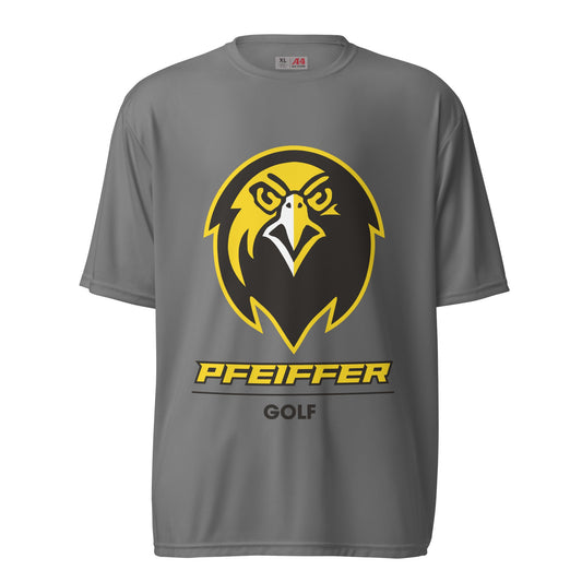 Active | Moisture Wicking Shirt | Pfeiffer University Golf | Falcon Logo