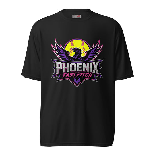 Active | Moisture Wicking Shirt | Phoenix Fastpitch | Emblem Logo