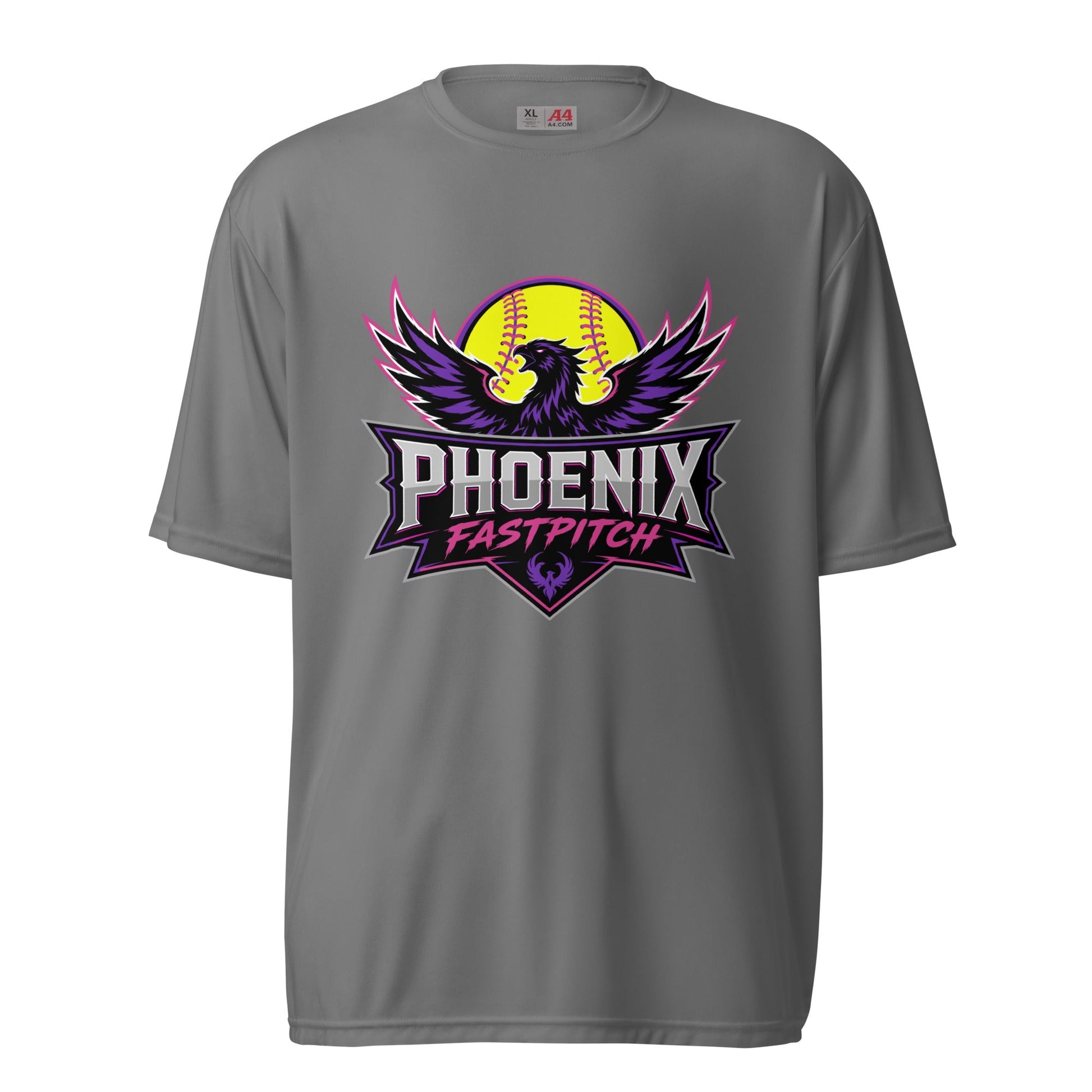 Active | Moisture Wicking Shirt | Phoenix Fastpitch | Emblem Logo