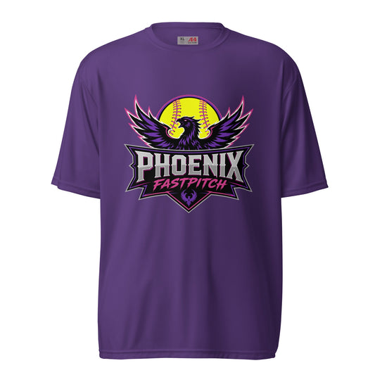 Active | Moisture Wicking Shirt | Phoenix Fastpitch | Emblem Logo
