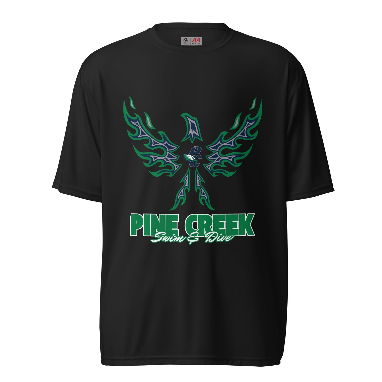 Active | Moisture Wicking Shirt | PINE CREEK SWIM & DIVE | '24 Logo